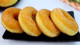 RESEP DONAT EMPUK DAN LEMBUT TANPA MIXER [upl. by Hodgson]