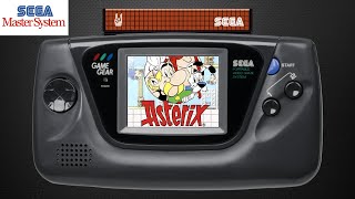 Astérix 1991 Sega Master System on Game Gear Unboxing amp Handheld Gameplay [upl. by Lertsek]