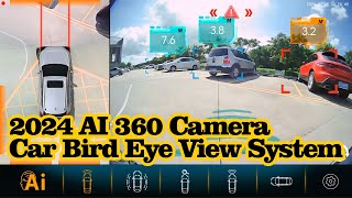 2024 AI 360 Camera Car bird eye view system 360° Around View from carsanbo [upl. by Pomona]