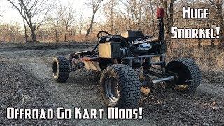 420cc Lifted Go Kart Gets OffRoad Upgrades [upl. by Zaneta]