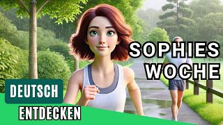 Deutsch Lernen durch Hören Eine Woche mit Sophie  Deutsche Geschichte [upl. by Annaiv]