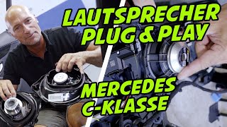 Mercedes CKlasse W205  Lautsprecher tauschen per Plug amp Play  ARS24 [upl. by Tenneb756]