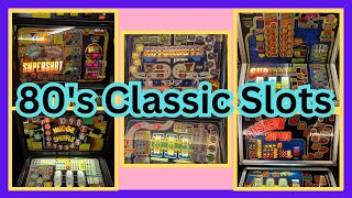 Retro Slot Machines From The 80s  Classic Fruit Machine Action [upl. by Eiaj]