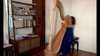 A  Hasselmans  Sérénade Mélancolique Anastacia Agabin  Harp [upl. by Munsey]