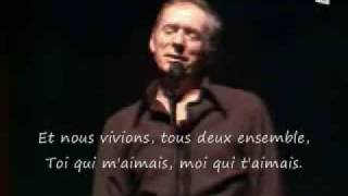 Les Feuilles Mortes  Yves Montand [upl. by Nnateragram]