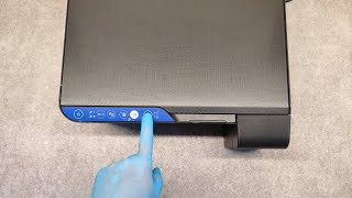 HOW TO CLEAN THE PRINTHEAD ON EPSON L3151 NOZZLE CHECK [upl. by Harv]