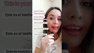 Adjetivos posesivos en Inglés 🇺🇸 clasesdeingles [upl. by Khalin101]