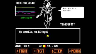 Undertale  Pacifist  Mettaton fight [upl. by Amend]