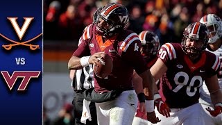 Virginia vs Virginia Tech Football Highlights 2016 [upl. by Allecram]