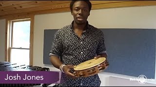 Josh Jones Tambourine Performance Tips [upl. by Assek844]