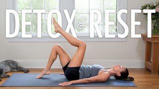 Detox and Reset  40Minute Yoga Practice [upl. by Adnovahs311]