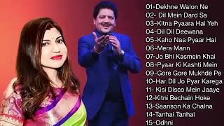 Best Of Alka Yagnik and Udit Narayan SongBollywoodEvergreen 90s Songs [upl. by Nadabas]