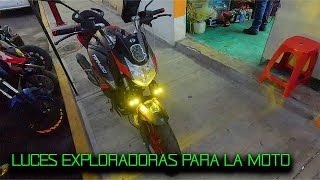 Nuevas luces exploradoras para la moto  Vento Tornado 300  Mecánico de moto en la raza [upl. by Janeczka368]