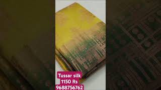 Tussar silk sarees with blouse offer sale 1150 Rs Ship Extra [upl. by Rosabelle953]