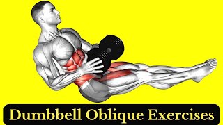 5 BEST Dumbbell Oblique Exercises You NEED to Try [upl. by Auqenat]