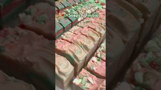 Seasons Greetings 🎄 holidaycheer seasongreetings soaps handmade westmidlands 💕🔗 in bio [upl. by Artinahs]