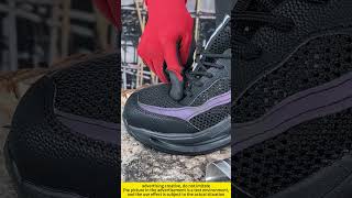 Safety shoe quality testingsteeltoeshoes sneakers safetyfootwear [upl. by Obbard]