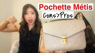 LV Pochette Metis PROS amp CONS  Empreinte Leather Functional 1 Year Review  luxuryinModeration [upl. by Renelle999]