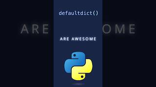 Why is defaultdict in python so useful coding python programming pythonprogramming software [upl. by Lichtenfeld]