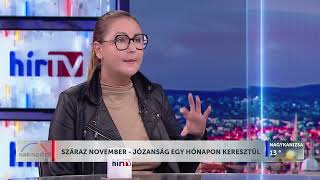 SZÁRAZ NOVEMBER  JÓZANSÁG EGY HÓNAPON KERESZTÜL  HÍR TV [upl. by Gersham]