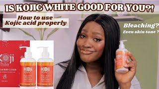 HOW TO USE KOJIE SAN WHITENING SOAP DOS amp DONTS English sub [upl. by Atiuqahc]