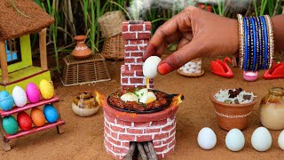 Miniature Egg Biryani  Anda Ka Dum Biryani  Mini Foodkey [upl. by Heiskell139]