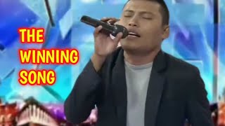 ROLAND ABANTE BUNOT Winning Song quot Open Arms quot [upl. by Shirline]