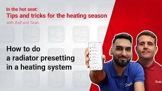 How to do a radiator presetting in a heating system [upl. by Dyun]