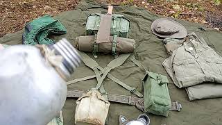 British 1944 Pattern Webbing Equipment amp Borneo  quotMalayan Emergencyquot Kit [upl. by Lashondra704]