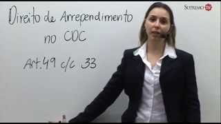 Direito de Arrependimento  Profª Luciana Diniz [upl. by Euphemia]