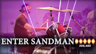 100 Flawless Enter Sandman by Metallica  Expert Drums FC  Fortnite Festival [upl. by Sido900]