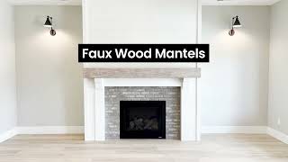 How To Install Faux Wood Mantels by Ekena Millwork [upl. by Khajeh]