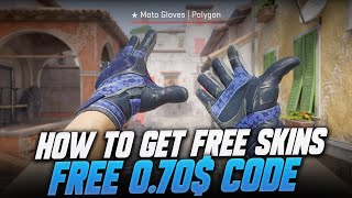 HOW TO GET FREE SKINS IN CS2  FREE 070 PROMO CODE  CS2 CASE OPENING 2024  hellcase promo code [upl. by Leamhsi]