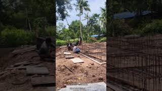 Shuttering amp steel work for plinth beam part7home civilsite [upl. by Collum]