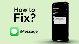 How To Fix iMessage Not Working On iPhone [upl. by Ailsun117]