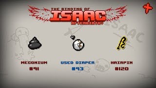 Binding of Isaac Afterbirth Item guide  Meconium Used Diaper Hairpin [upl. by Enyawed901]