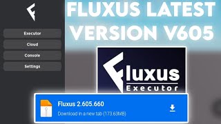 roblox fluxus mobile executor latest version released  download link 🪀 [upl. by Anol]