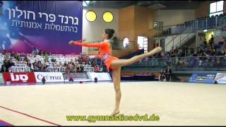 GrandPrix Holon 2013  08  Nataly Mendelson  Clubs [upl. by Auric]