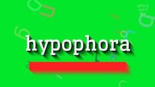 How to say quothypophoraquot High Quality Voices [upl. by Corine]