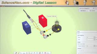 ScienceMan Digital Lesson  Induced Current  AC Generator [upl. by Youlton84]