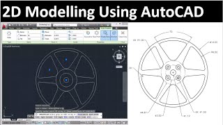 2D drawing using AutoCAD Drawing 2 [upl. by Allmon]