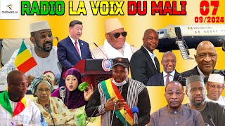 La Revue de Presse de la RADIO LA VOIX DU MALI du 07 SEPTEMBRE 2024 [upl. by Anneis82]