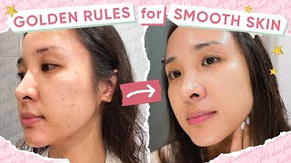 ✨Golden rules✨ for SMOOTH SKIN TEXTURE [upl. by Lisa]