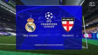 EA FC 25 PS5 Uefa Champions League Real Madrid VS Milan [upl. by Seltzer]