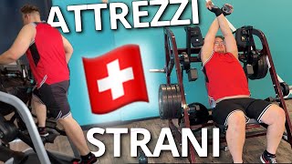 💪🏻 Attrezzi MASOCHISTI STRANI nella palestra SVIZZERA 🇨🇭 [upl. by Kenney]