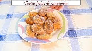 Tortas fritas de zanahoria  Receta de Cocina en Familia [upl. by Gan]