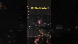 🇵🇭💥 Manila Philippines Fireworks philippines bgc [upl. by Anerol996]