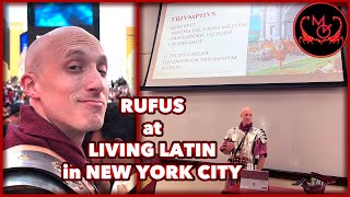 Roman Legionary gives speech on Roman Triumph at Living Latin in New York City ⚔️ · Legionarius · [upl. by Deer]