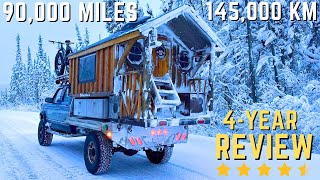 My issues with the truck camper after 4 years of use in extreme conditions  Truck House Tour [upl. by Nyahs537]