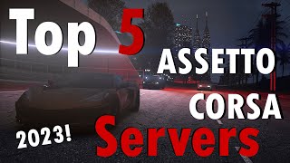 Top 5 Assetto Corsa SERVERS in 2023 [upl. by Billye612]